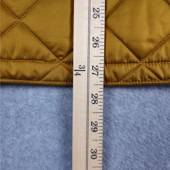 The North Face Mens Large Cuchillo Insulated Full Zip Vest in a Gold/Brown Color - Picture 14 of 15